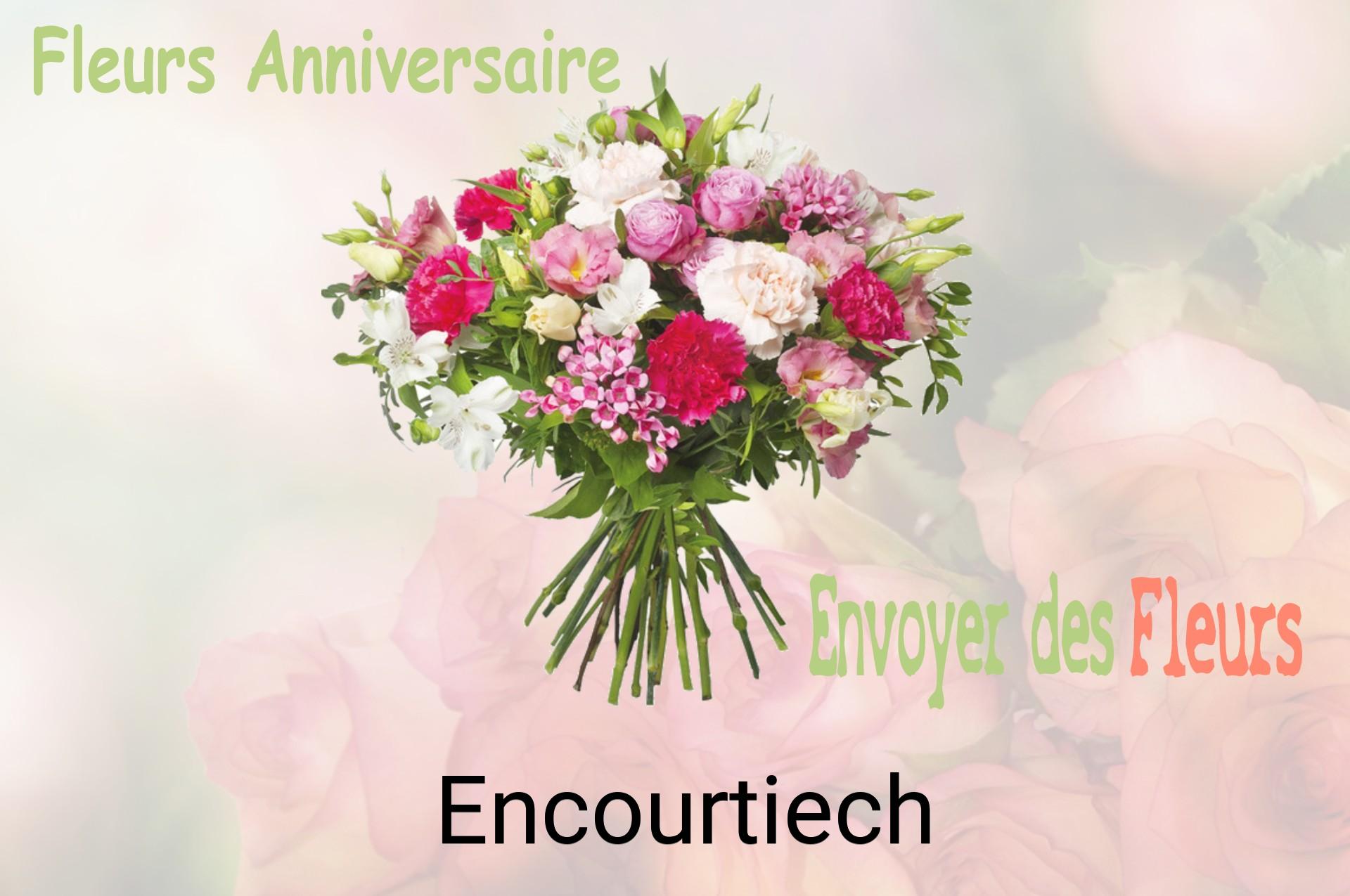 Bouquet de fleurs d’anniversaire livré à Encourtiech